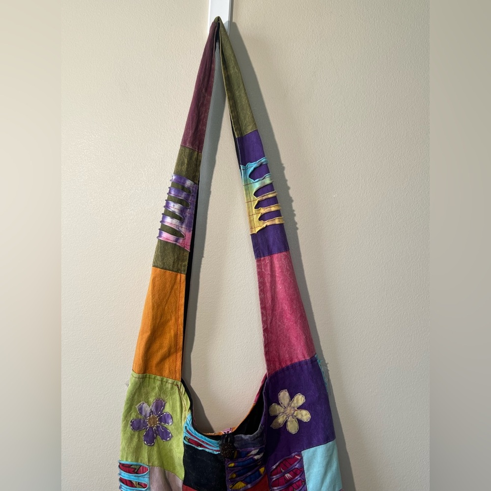Original Collections Colorful Patchwork Hobo Shou… - image 7
